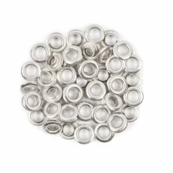 6 Packs: 50 ct. (300 total) FiskarsĀ® Silver Eyelets