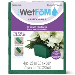 8 Packs: 4 ct. (32 total) FloraCraft® WetFōM® Green Brick
