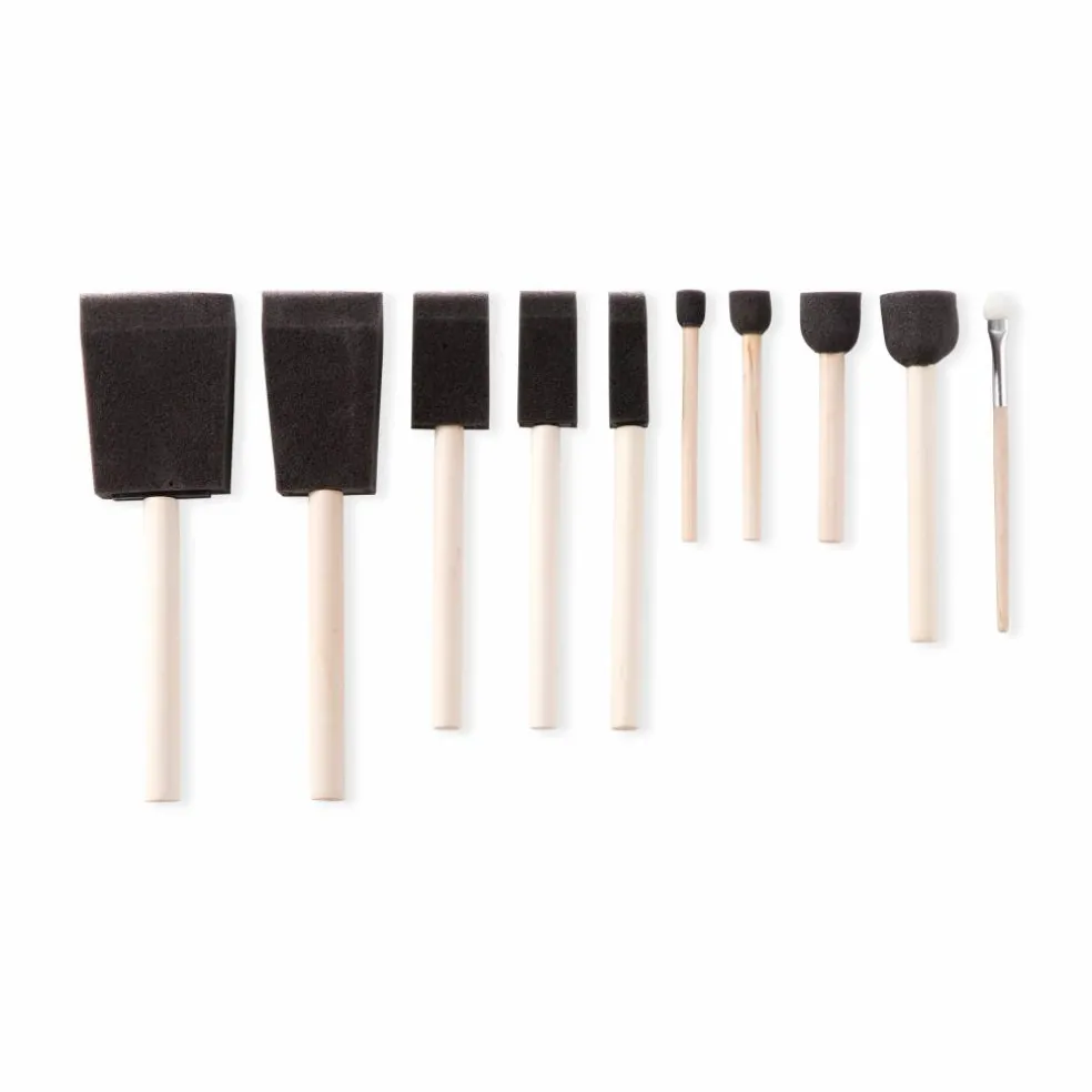 3 Packs: 60 ct. (180 total) Foam Brush Value Set by Craft Smart®