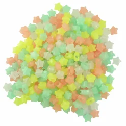 12 Packs: 280 ct. (3,360 total) Glow in the Dark Star Beads by Creatology™