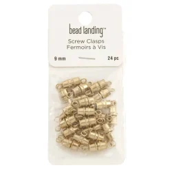 12 Packs: 24 ct. (288 total) Gold Barrel Clasps by Bead Landing™