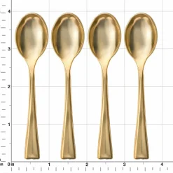 12 Packs: 24 ct. (288 total) Gold Mini Spoons by Celebrate It™