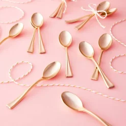 12 Packs: 24 ct. (288 total) Gold Mini Spoons by Celebrate It™