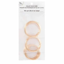 6 Packs: 3 ct. (18 total) Gold Wire Value Pack by Bead Landing™