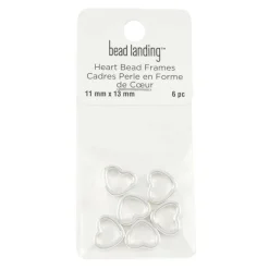12 Packs: 6 ct. (72 total) Heart Bead Frames by Bead Landing™