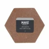 18 Packs: 6 ct. (108 total) 4" Hexagon Cork Coasters by Make Market®