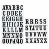 12 Packs: 62 ct. (744 total) Iron-On Black San Serif Alphabet by Make Market®
