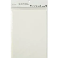 12 Packs: 10 ct. (120 total) Ivory Card & Envelope Set by Recollections™, 5