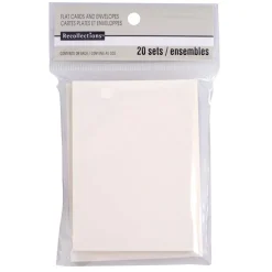 12 Packs: 20 ct. (240 total) Ivory Cards & Envelopes by Recollections™, 2.5