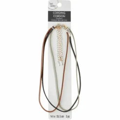 8 Packs: 3 ct. (24 total) Leather Choker Necklaces by Bead Landing™