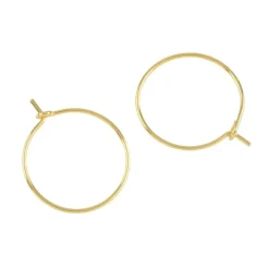 12 Packs: 10 ct. (120 total) 20mm Ear Wire Beading Hoops by Bead Landing™