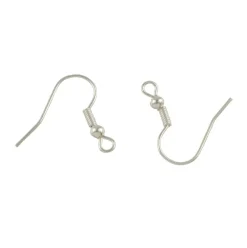 12 Packs: 120 ct. (1,440 total) 10mm Fish Hooks with Coil by Bead Landing™