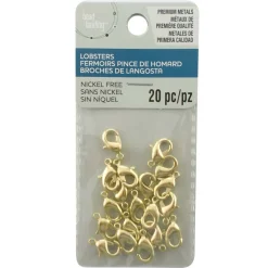 12 Packs: 20 ct. (240 total) 12mm Lobster Clasps by Bead Landing™