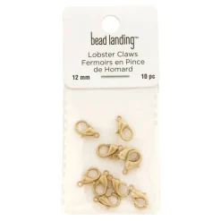 12 Packs: 10 ct. (120 total) 12mm Lobster Claw Clasps by Bead Landingâ„¢