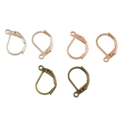 12 Packs: 24 ct. (288 total) 9mm Mixed Antique Finish Lever Backs by Bead Landing™