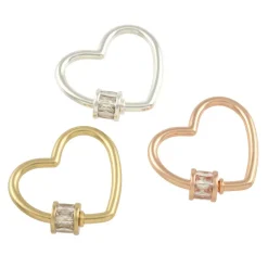6 Packs: 4 ct. (24 total) 21mm Mixed Heart-Shaped Screw Closures by Bead Landing™