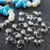 12 Packs: 150 ct. (1,800 total) 9mm Silver Clam Shell Crimp Bead Covers by Bead Landing™