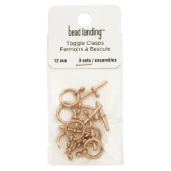 12 Packs: 3 ct. (36 total) 12mm Toggle Clasp Sets by Bead Landingâ„¢