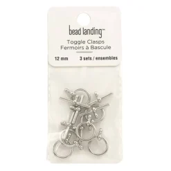 12 Packs: 3 ct. (36 total) 12mm Toggle Clasp Sets by Bead Landing™