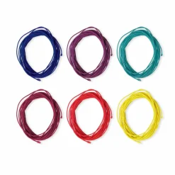 12 Packs: 6 ct. (72 total) Multicolor Elastic Cord Pack by Creatology™