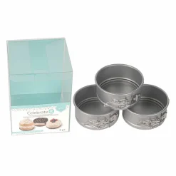 6 Packs: 3 ct. (18 total) Non-Stick Mini Springform Pan Set by Makery®