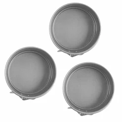 6 Packs: 3 ct. (18 total) Non-Stick Mini Springform Pan Set by Makery®