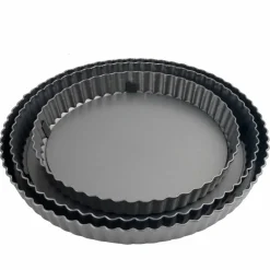 6 Packs: 3 ct. (18 total) Non-Stick Quiche & Tart Pan Set by Celebrate It®