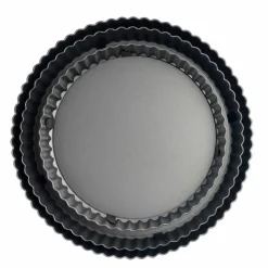 6 Packs: 3 ct. (18 total) Non-Stick Quiche & Tart Pan Set by Celebrate It®