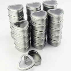 6 Packs: 30 ct. (180 total) Occasions Tin Heart-Shaped Favor Boxes by Celebrate It™