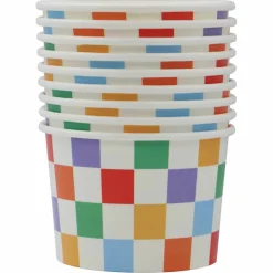 12 Packs: 10 ct. (120 total) 8oz. Checker Snack Cups by Celebrate It™
