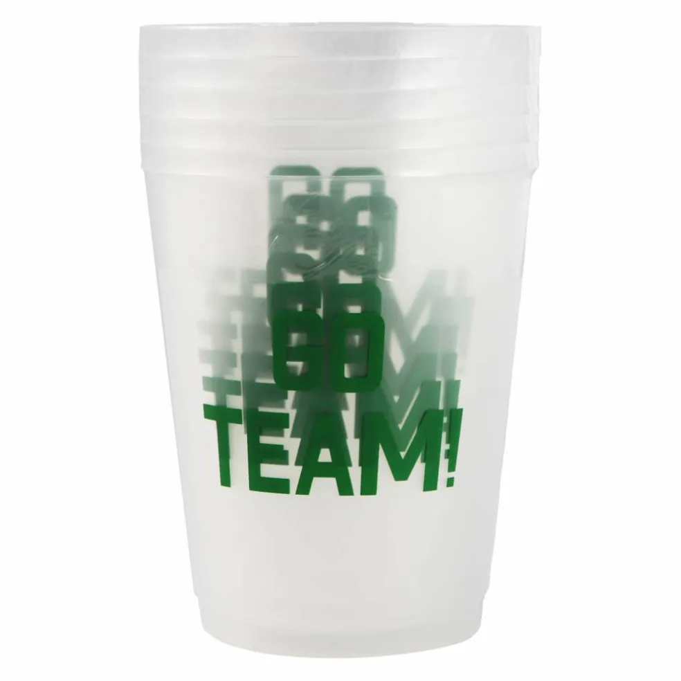 12 Packs: 6 ct. (72 total) 15.5oz. Go Team Frosted Plastic Cups by Celebrate It™