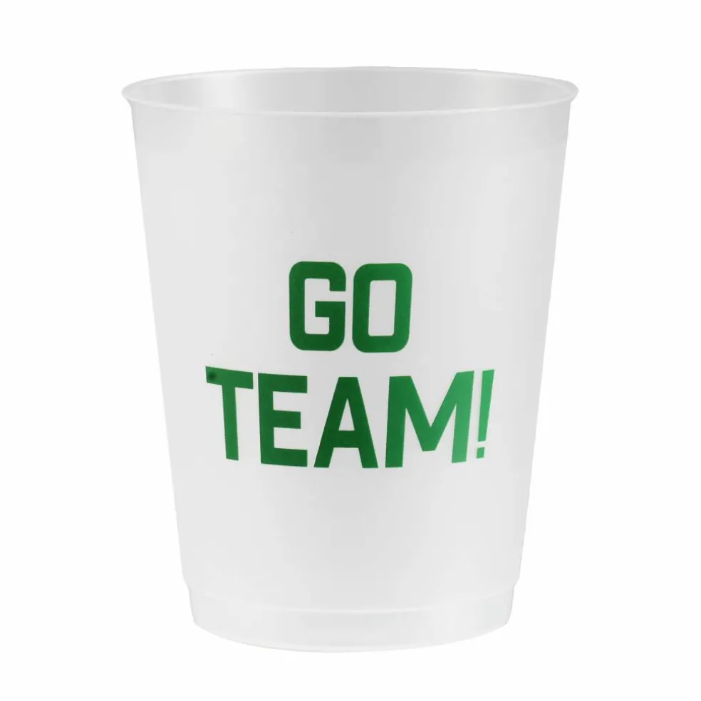 12 Packs: 6 ct. (72 total) 15.5oz. Go Team Frosted Plastic Cups by Celebrate It™
