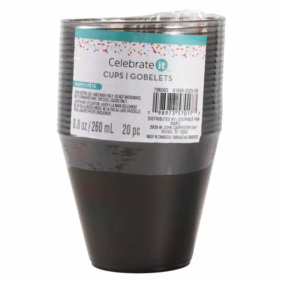 12 Packs: 20 ct. (240 total) 8.8oz. Plastic Cups by Celebrate It™