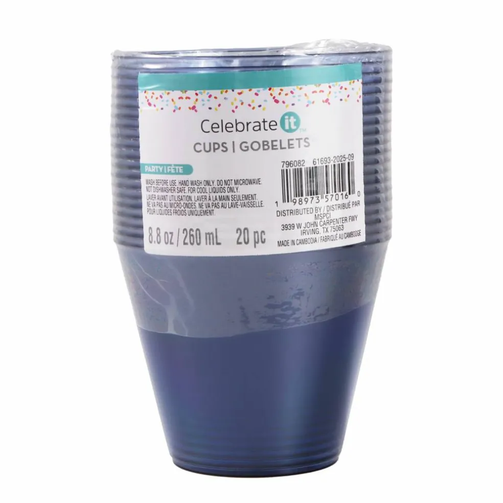 12 Packs: 20 ct. (240 total) 8.8oz. Plastic Cups by Celebrate It™