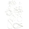 12 Packs: 32 ct. (384 total) Premium Metals Mixed Rhodium Ear Wires by Bead Landing™