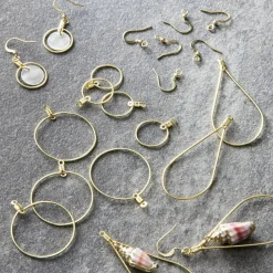 12 Packs: 32 ct. (384 total) Premium Metals Gold Assorted Ear Wires by Bead Landing™