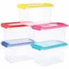 6 Packs: 5 ct. (30 total) 6.2qt. Storage Bins with Lids by Simply Tidy™