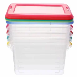 6 Packs: 5 ct. (30 total) 6.2qt. Storage Bins with Lids by Simply Tidy™