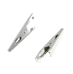 12 Packs: 12 ct. (144 total) Rhodium Alligator Clips by Bead Landing™