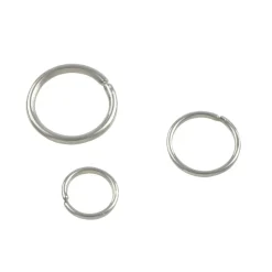 12 Packs: 200 ct. (2,400 total) Rhodium Jump Rings by Creatology™