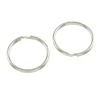 12 Packs: 20 ct. (240 total) Rhodium Split Rings, 32mm by Bead Landing™
