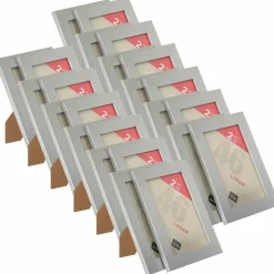 12 Packs: 2 ct. (24 total) Silver Tabletop Frames, Logan by Studio Décor®