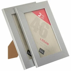 12 Packs: 2 ct. (24 total) Silver Tabletop Frames, Logan by Studio Décor®