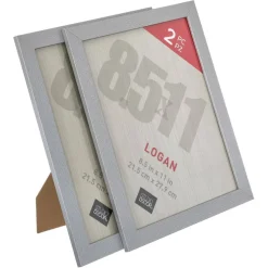 12 Packs: 2 ct. (24 total) Silver Tabletop Frames, Logan by Studio Décor®