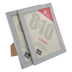 12 Packs: 2 ct. (24 total) Silver Tabletop Frames, Logan by Studio Décor®