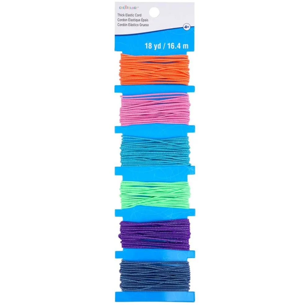12 Packs: 6 ct. (72 total) Sparkle Elastic Cords by Creatology™