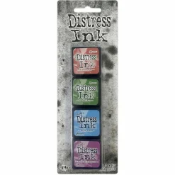 6 Packs: 4 ct. (24 total) Tim Holtz® Mini Distress Ink Pad Kit #2