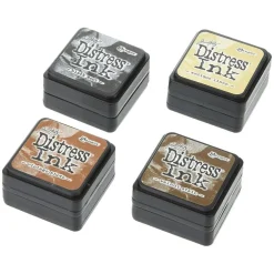 6 Packs: 4 ct. (24 total) Tim Holtz® Mini Distress Ink Pads, Kit 3