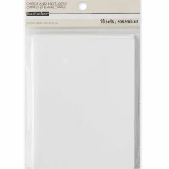 12 Packs: 10 ct. (120 total) White Cards & Envelopes by Recollections™, 4.25" x 5.5"