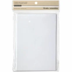 12 Packs: 10 ct. (120 total) White Cards & Envelopes by Recollections™, 5" x 7"